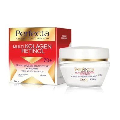 Abbildung von Perfecta Multi Kolagen Retinol 70+, Gesichtscreme für Tag und Nacht, 50 ml
