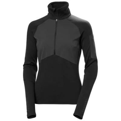 Abbildung von Helly Hansen Damen W Lifa Merino Midlayer Pullover, Schwarz, XL