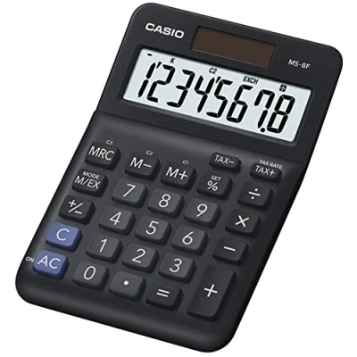 Abbildung von Bürorechner CASIO MS 8F 8 stellig schwarz 1 Stk.