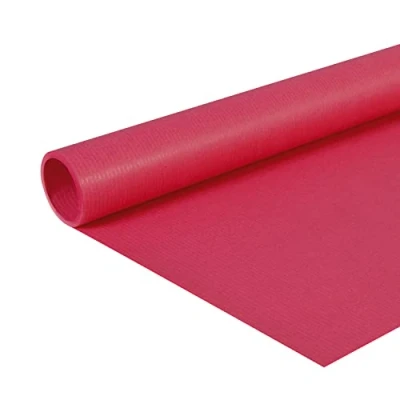 Abbildung von Clairefontaine 195708C Rolle (färbiges Kraftpapier, 10 x 0,7 m, 65 g, PEFC, ideal für Ihre Bastelprojekte) 1 Stück fuchsia