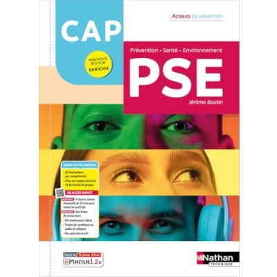 Abbildung von Acteurs de Prévention Santé Environnement CAP 2024 Pochette élève + iManuel