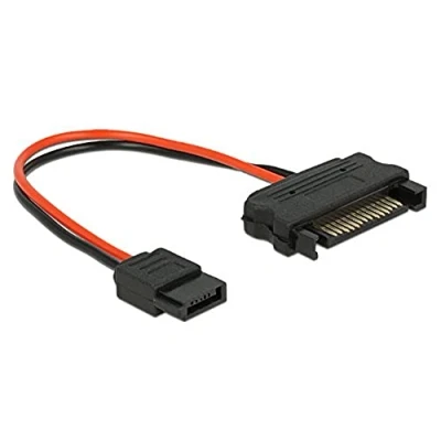 Abbildung von Delock 84873 Kabel Power SATA 15 Pin Stecker zu Slim... Computer Kabel, S ATA