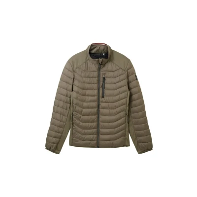 Abbildung von TOM Tailor Hybrid Jacket Übergangsjacke, Herren, Größe: 3XL, Smokey olive green