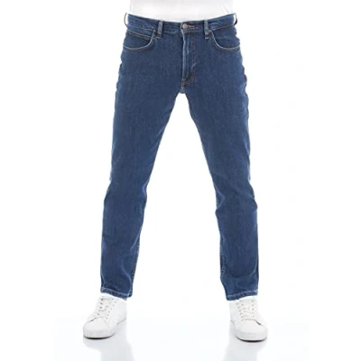 Abbildung von Lee Brooklyn Jeans Straight Leg, Herren, Größe: 33x30, Dark stonewash
