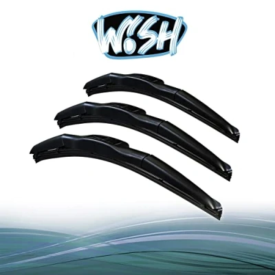 Abbildung von Wish® Hybrid Symbio Satz Front + Heck Scheibenwischer Länge: 26&quot; 650mm / 20&quot; 500mm 16&quot; 400mm Wischblätter Vorne Hinten HS26.20.16