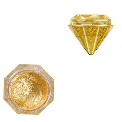 Abbildung von Allbesta Diamond Glitter Lidschatten Make up Metallic Pearls Shimmer Pigment Gold Silver White Purple Powder