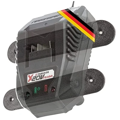 Abbildung von ULROAD Halter Wandhalterung für Parkside 20V Akku Ladegerät X Team X20V Wandmontage 20 V Lidl Zubehör Halterung Ladegeräte