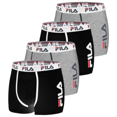 Abbildung von FILA Herren Fi/1bcx4/Fu5040 Boxershorts, Ng., L EU