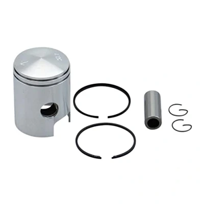 Abbildung von Kolben Set 38,2mm 50ccm Kolbenbolzen 10mm Kolbenset kompatibel mit Piaggio Ciao Si Bravo