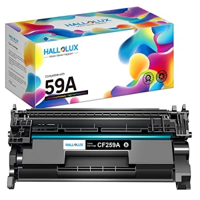 Abbildung von HALLOLUX 59A Toner Schwarz (CF259A) kompatibel mit HP 59X CF259X für Laserjet Pro M304 M404 M404dn M404dw M404n M428 MFP M428fdw M428dw M428dn (Schwarz, 1 Pack)