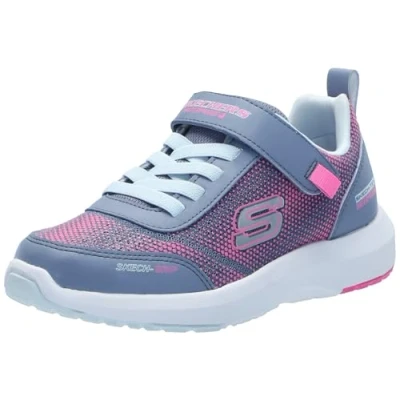 Abbildung von Skechers Dynamic Tread Sneaker low Charcoal/pink für Kinder, Größe: 27, Schuhe