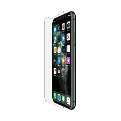 Abbildung von Belkin ScreenForce InvisiGlass Ultra antimikrobieller Displayschutz für das iPhone 11 Pro Max (iPhone reduziert Bakterienwachstum auf dem Display um bis zu 99 %)
