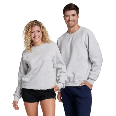 Abbildung von Russell Athletic 695HBM Dri Power® Kapuzenpullover Sweatshirt, Asche, XL