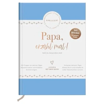 Abbildung von Papa, erzähl mal! Elma van Vliet: Das Erinnerungsalbum deines Lebens: Lebens Ein persönliches Geschenk für Papa zum ... (Erzähl Reihe von Vliet)