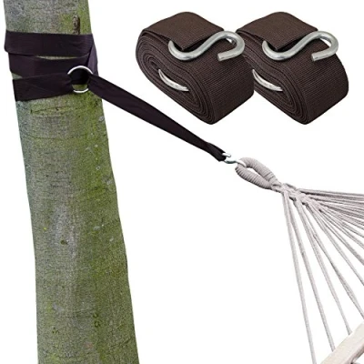 Abbildung von AMANKA XXL Befestigung für Hängematte an Bäumen 6,4 Meter + max. 250 KG Komplettset NEU