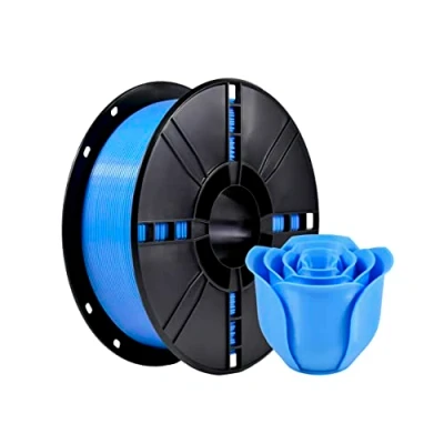 Abbildung von iBOSS PLA Plus (PLA+) 3D Drucker Filament 1,75mm, Maßgenauigkeit +/ 0,02 mm 1 kg Spule (2,2 LBS), Druck für Drucker, Hellblau