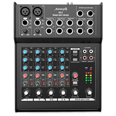 Abbildung von Audibax 802 Mesa Mezclas 6 Canales