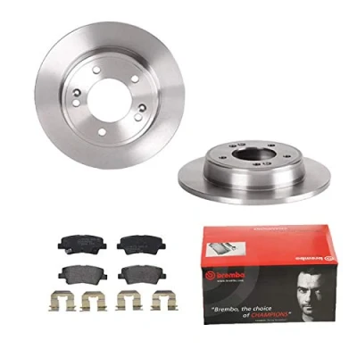 Abbildung von BREMBO BREMSSCHEIBEN Ø262MM + BREMSBELÄGE HINTEN FÜR ACCENT IV KIA RIO III