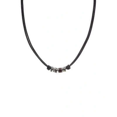 Abbildung von Fossil Halskette, Herren, Größe: One Size, Black