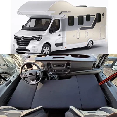 Abbildung von BREMER SITZBEZÜGE Camper Bett Kinderbett Fahrerhausbett kompatibel mit Renault Master 3 ab 2010 Wohnmobil Zubehör Wohnmobilbett Camping