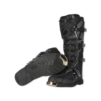 Abbildung von O&#039;NEAL Motocross Stiefel TRIBUTE Boot I MX Enduro Stabile Motorradschuhe Herren &amp; Damen mit Sohlenschutz Motorradstiefel ergonomisch Schwarz Größe 45/11