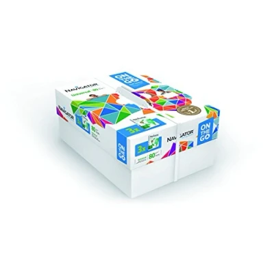 Abbildung von NAVIGATOR A4 ON THE GO; Druck und Kopierpapier; 3x500 Blatt; 80g (frustfreie Schutzverpackung)