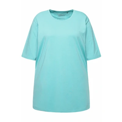 Abbildung von Ulla Popken PLUS SIZE TEE Tshirt basic, Damen, Größe: 54/56, Mint green