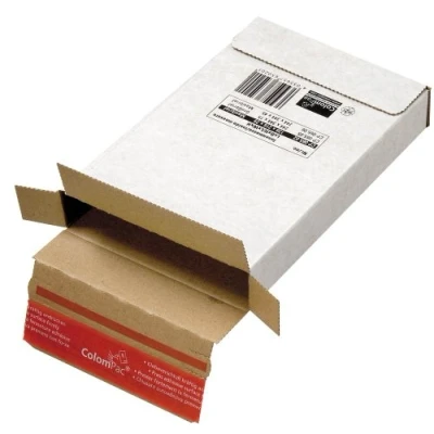 Abbildung von ColomPac Versandkartons Kurierpakete 22,5 x 14,5 3,4 cm 20 Stück