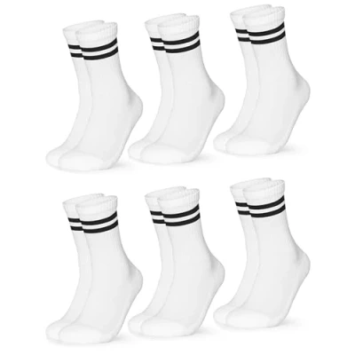 Abbildung von Occulto 6PACK Socken, Damen, Größe: 35 38, Weiß schwarz