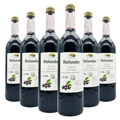 Abbildung von BLEICHHOF® Holundersaft Direktsaft, vegan (6x0,72l)