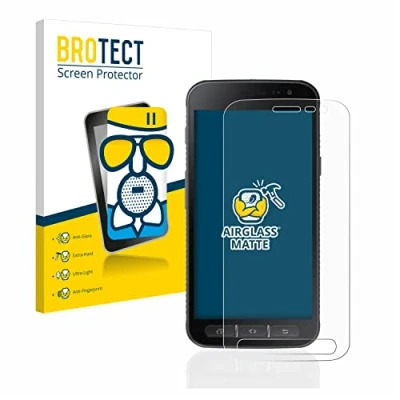 Abbildung von BROTECT Entspiegelungs Schutzglas für Samsung Galaxy Xcover 4 / 4s Schutz Folie Panzerfolie Glas Matt [Extrem Kratzfest 9H, Anti Reflex]