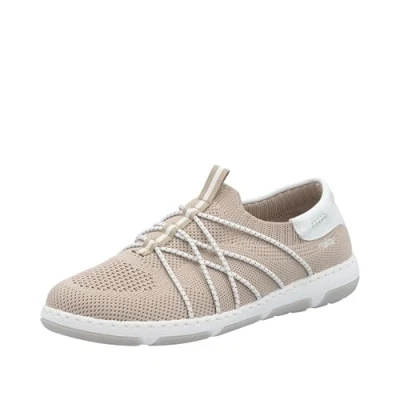 Abbildung von Rieker Sneaker low, Damen, Größe: 41, Ginger weiss Schuhe