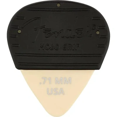 Abbildung von Fender® »MOJO GRIP PICKS 3 Pack DURA TONE DELRIN 351 .71MM« 3er Plektren für Gitarre Stärke: .71mm Farbe: Olympic White