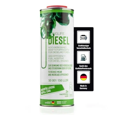 Abbildung von LIFETIME Longlife Diesel Additiv Konzentrat Zusatz Reicht für 20 Tankfüllungen Reiniger I Systemreiniger DPF Injektor 1.000ml