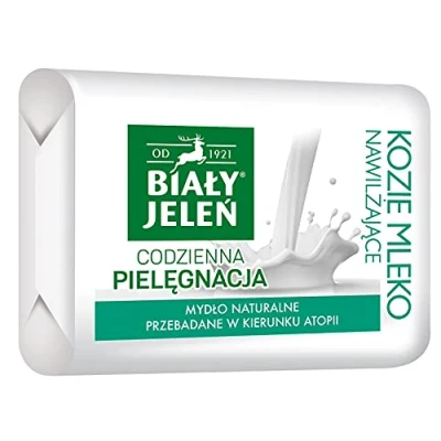 Abbildung von BIALY JELEN PREMIUM Hypoallergenic bar soap with goat milk extract 100g by Polena