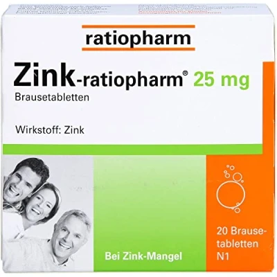 Abbildung von Zink ratiopharm 25 mg 20 St