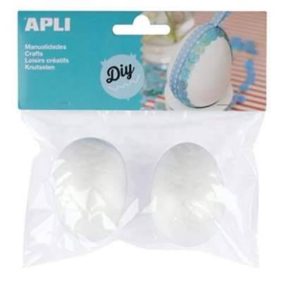 Abbildung von Apli 941784 2 Eier Zierleisten Styroporleisten, 65 mm