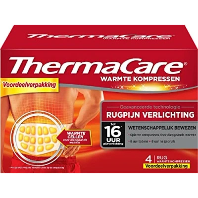 Abbildung von Thermacare Rugpijn verlichting warmte kompres Voordeelverpakking 4 stuks. tot 16 uur