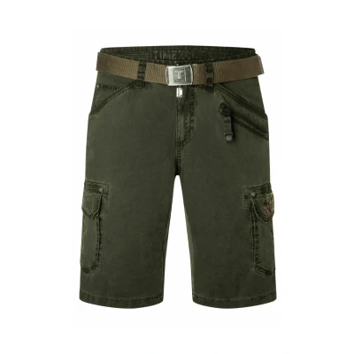Abbildung von Timezone MIT GÜRTEL Shorts, Herren, Größe: W33, Grün