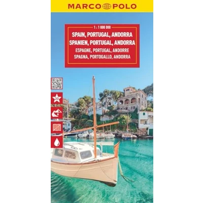 Abbildung von MARCO Polo Reisekarte Spanien, Portugal 1:1 Mio.: Andorra (Marco Maps)
