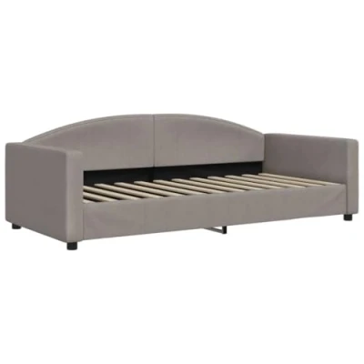 Abbildung von vidaXL Tagesbett, Gästebett 2 in 1, Sofabett Schlafsofa für Schlafzimmer Wohnzimmer, Bettsofa Sofa, Modernes Design, Taupe 90x200cm Stoff
