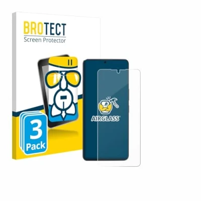 Abbildung von BROTECT Schutzglas für Cubot Max 5 (3 Stück) Schutzfolie Panzer Folie Glas [Extrem Kratzfest 9H, Anti Fingerprint, Ultra Transparent]