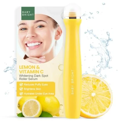 Abbildung von Baby Bright Augenroller Serum Hydrating Augen Roll On, Augenserum Gegen Falten und Augenringe, Under Eye Brightener Zitrone &amp; Vitamin C 15ml