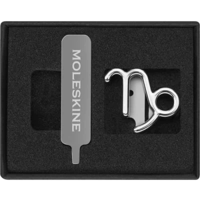 Abbildung von Moleskine Pin Steinbock, Silber