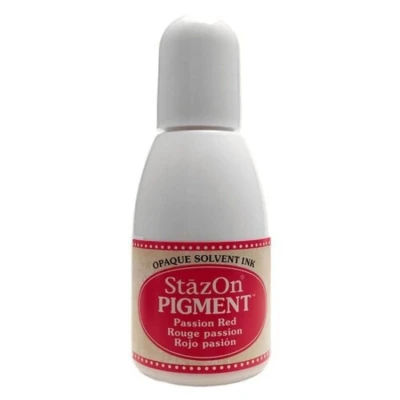 Abbildung von Tsukineko StazOn Pigment Inker Passion Red 15ml (RZ PIG 021)