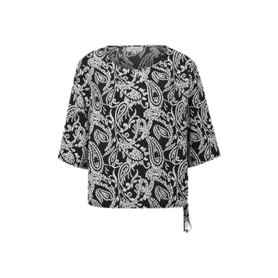 Abbildung von s.Oliver MIT ALL OVER Print Bluse, Damen, Größe: 34, Schwarz