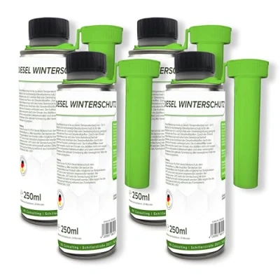Abbildung von Flotex® Winterschutz für Diesel 4x250ml Additiv Frostschutz Dieselmotoren &amp; Heizsysteme Hoch ergiebig 1:200 bis 33 Grad Fließverbesserer