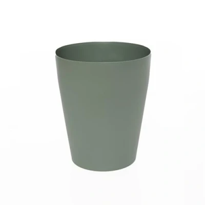 Abbildung von Sinoba Papierkorb rund moderner Mülleimer Papiereimer 788789, aus Kunststoff ideal für Kinderzimmer Küche Büro, 12 Liter Höhe 26,5cm