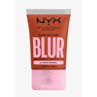 Abbildung von Nyx Professional Makeup BARE WITH ME BLUR TINT Foundation, Damen, Größe: 30 g, Warm caramel