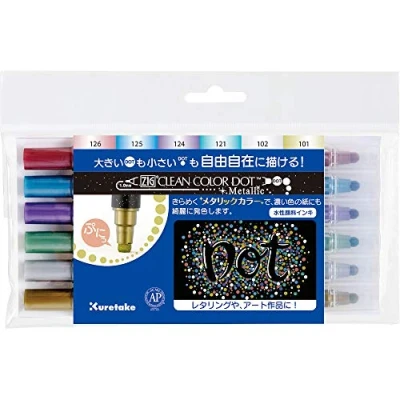 Abbildung von Zig Clean color Dot Metallic 6 set